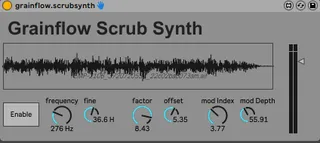 grainflow.scrubsynth screenshot