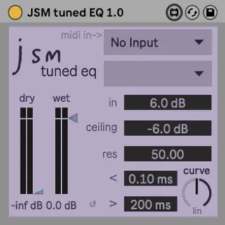 Tuned EQ screenshot