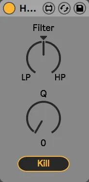 HPLP DJ Filter screenshot