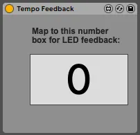 Tempo LED Feedback screenshot