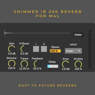 ShimmIR 200 REVERB screenshot