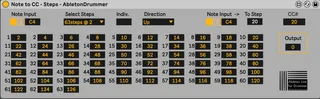 Note To MIDI CC Steps screenshot