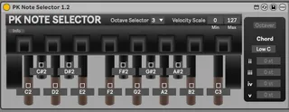 PK Note Selector screenshot