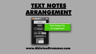 Text Notes for Arrangement View screenshot