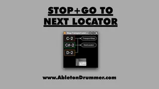 Stop and Go to Next Locator in Arrangement screenshot