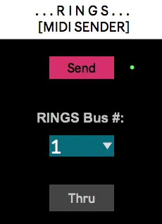 RINGS - MIDI SENDER screenshot