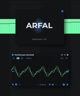 Oscilloscope docked screenshot