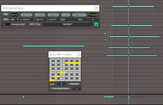 MZ MIDI Edit screenshot