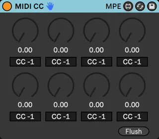 MIDI CC screenshot