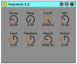 KelpVerb screenshot
