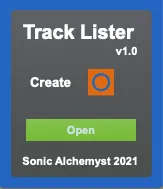 Track Lister screenshot