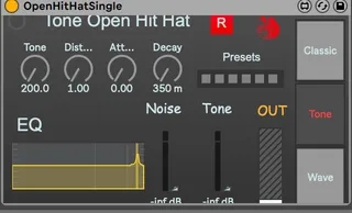 Hit Hat and Percussion Synth Engines screenshot