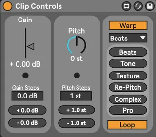Clip Controls screenshot