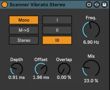 Scanner Vibrato screenshot
