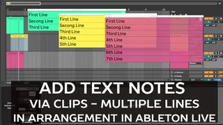 Text Notes w Multiple Lines for Arrangement View screenshot