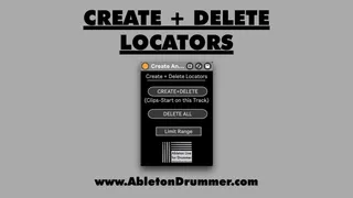 Create and Delete Locators in Ableton Arrangement screenshot