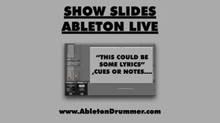 Display Slides and Lyrics in Ableton Live screenshot