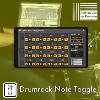 Drumrack Toggle by Ableton Drummer screenshot