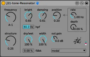 j11-tone-Resonator screenshot