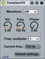 ToneGenFX screenshot