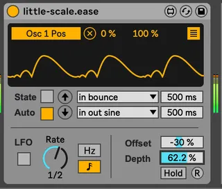 Ease LFO screenshot
