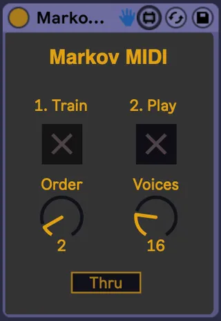 MarkovMIDI screenshot