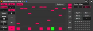 Euclidean Melodic Sequencer008 screenshot