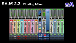 SA-M Floating Mixer 8 16 24 32 48 Tracks screenshot