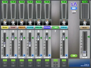 SA-M8 Lite 8 Track Floating Mixer screenshot