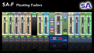 SA-F Pro Floating Fader Mixer 8 16 24 32 48 Track screenshot