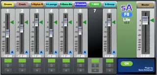 SA-F8 Lite 8 Track Floating Fader Mixer screenshot