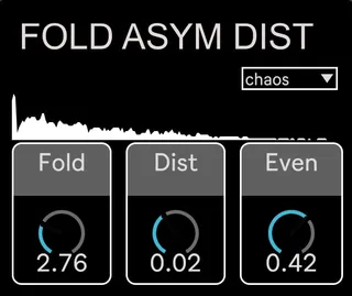 FOLD ASYM DIST screenshot