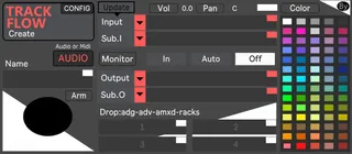 Track Flow Create-Change Audio-Midi Track screenshot