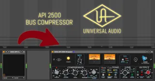 UAD API 2500 Compressor Wrapper screenshot