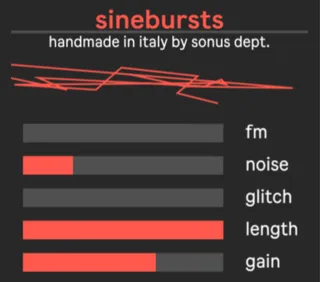 SineBursts screenshot