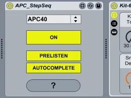 APC Step Sequencer by Mark Egloff screenshot