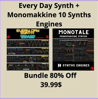 Every Day Synth plus 10 Monomakkine synth Engines screenshot