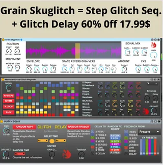 Grain SkyGlitch Glitch Delay Glitch Step Mayham screenshot