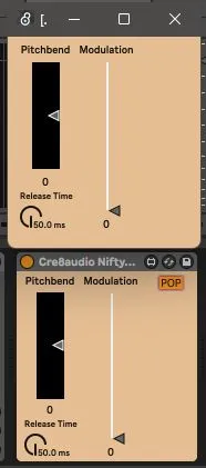 Cre8audio NiftyCase CC-controller screenshot
