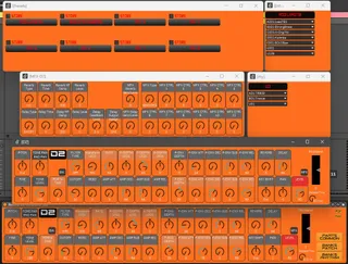 Roland D2 CC-controller screenshot