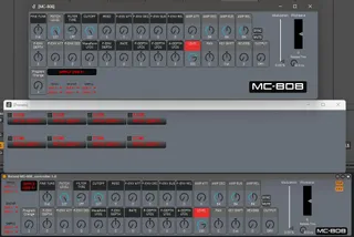 Roland MC-808 CC-controller screenshot