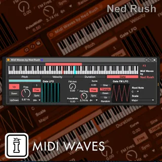 MIDI WAVES BY NED RUSH screenshot