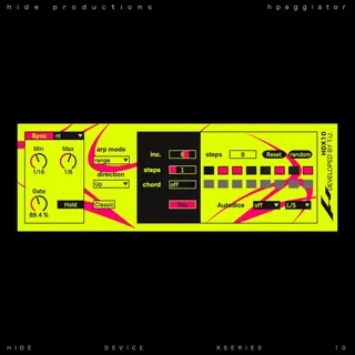Hpeggiator screenshot