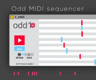 odd1 - odd MIDI sequencer screenshot