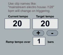 Clip tempo screenshot