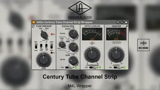UAD Century Tube Channel Strip Wrapper screenshot
