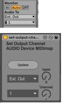 Set Output Channel Audio Device MIDI Map screenshot