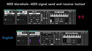 MIDI Wormhole -- MIDI Send and Receive Toolset screenshot