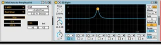 MIDI Note to Frq Map screenshot