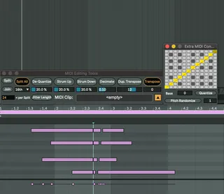 MZ MIDI Edit screenshot